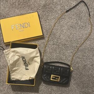 Fendi Black and Gold Women's Bag